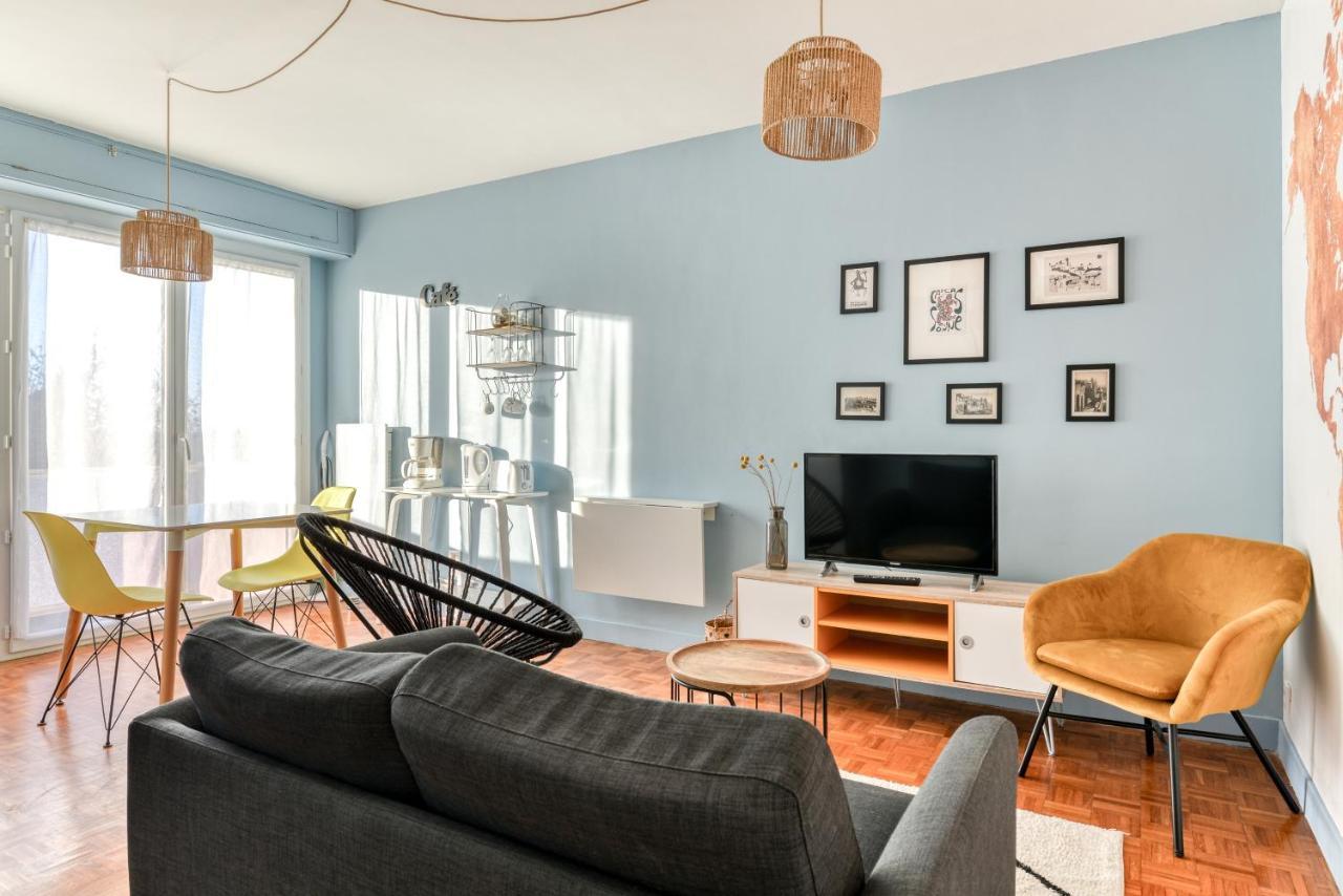Les Couleurs Du Monde ! Parking Et Balcon Apartment การ์กาซอน ภายนอก รูปภาพ